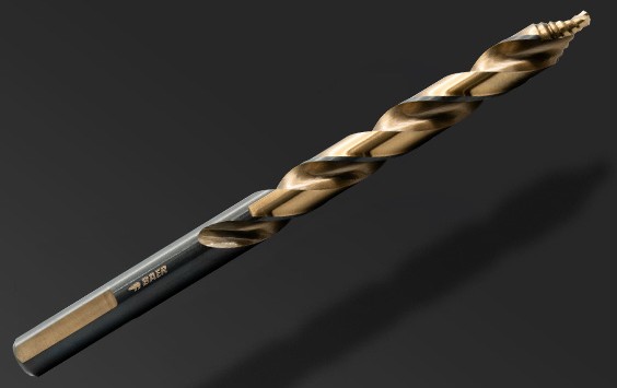 Der HSSE TurboCentrix-Spiralbohrer mit Kobaltlegierung und einer innovativen Stufenspitze, die das Vorzentrieren oder Ankörnen überflüssig macht.
